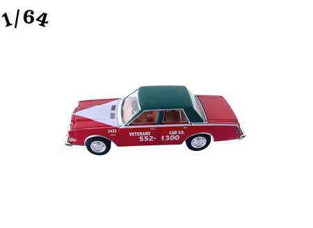 1983 Dodge Diplomat Veterans Cab Röd L4 Greenlight