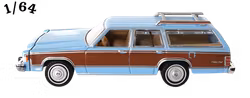 1983 Mercury Grand Marquis Colony Park Metflake Pastellblå Greenlight