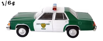 1983 Ford LTD Crown Victoria Mörkgrön ''Ace Ventura Pet Detective'' Greenlight