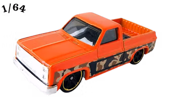 1983 Chevrolet Silverado Orange Hot Wheels