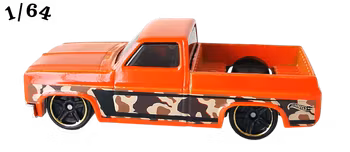 1983 Chevrolet Silverado Orange Hot Wheels