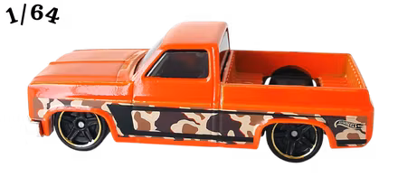 1983 Chevrolet Silverado Orange Hot Wheels