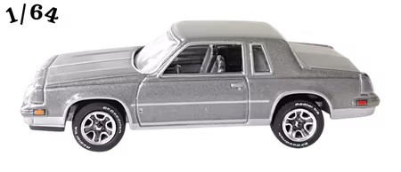1984 Oldsmobile Cutlass Grå Johnny Lightning