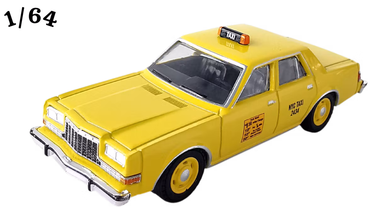 1984 Dodge Diplomat Citrongul ''NYC Taxi'' Greenlight
