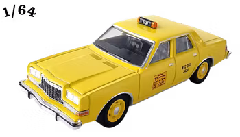 1984 Dodge Diplomat Citrongul ''NYC Taxi'' Greenlight
