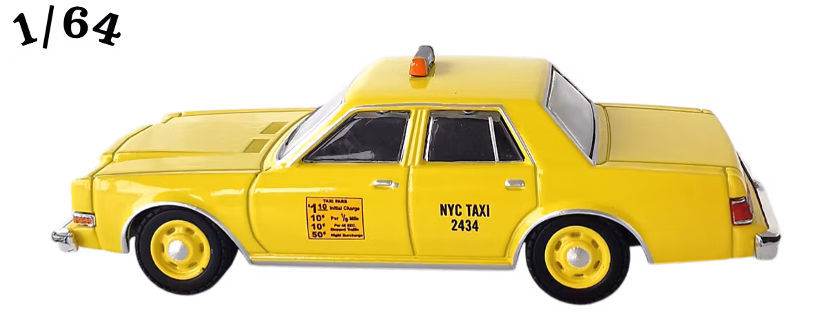 1984 Dodge Diplomat Citrongul ''NYC Taxi'' Greenlight