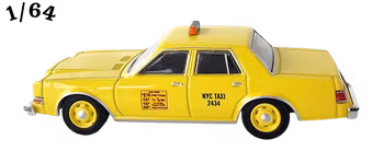 1984 Dodge Diplomat Citrongul ''NYC Taxi'' Greenlight