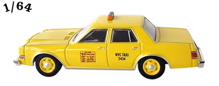 1984 Dodge Diplomat Citrongul ''NYC Taxi'' Greenlight