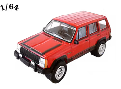 1984 Jeep Cherokee Chief Röd Greenlight