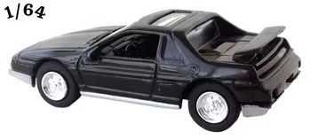 1985 Pontiac Fiero GT Svart Motormax