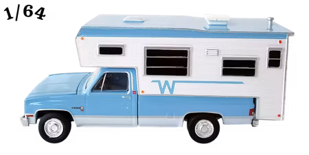 1985 GMC 2500 Sierra Winnebago Camper Dusty Blue Greenlight