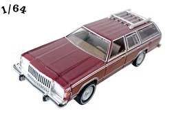 1985 Mercury Grand Marquis Colony Park Karminröd Greenlight