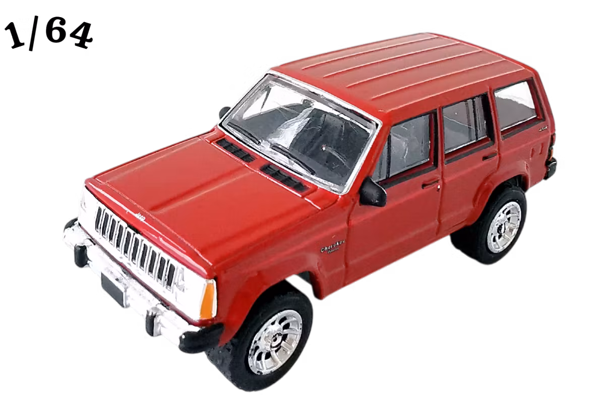 1985 Jeep Cherokee Pioneer Ljusröd Greenlight