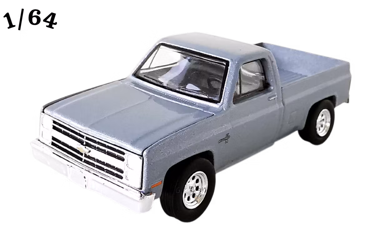 1985 Chevrolet Silverado Stålgrå Greenlight