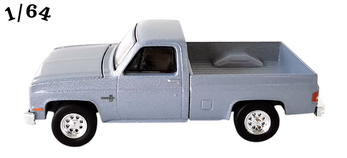 1985 Chevrolet Silverado Stålgrå Greenlight