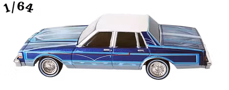 1986 Chevrolet Caprice Mörkblå Greenlight