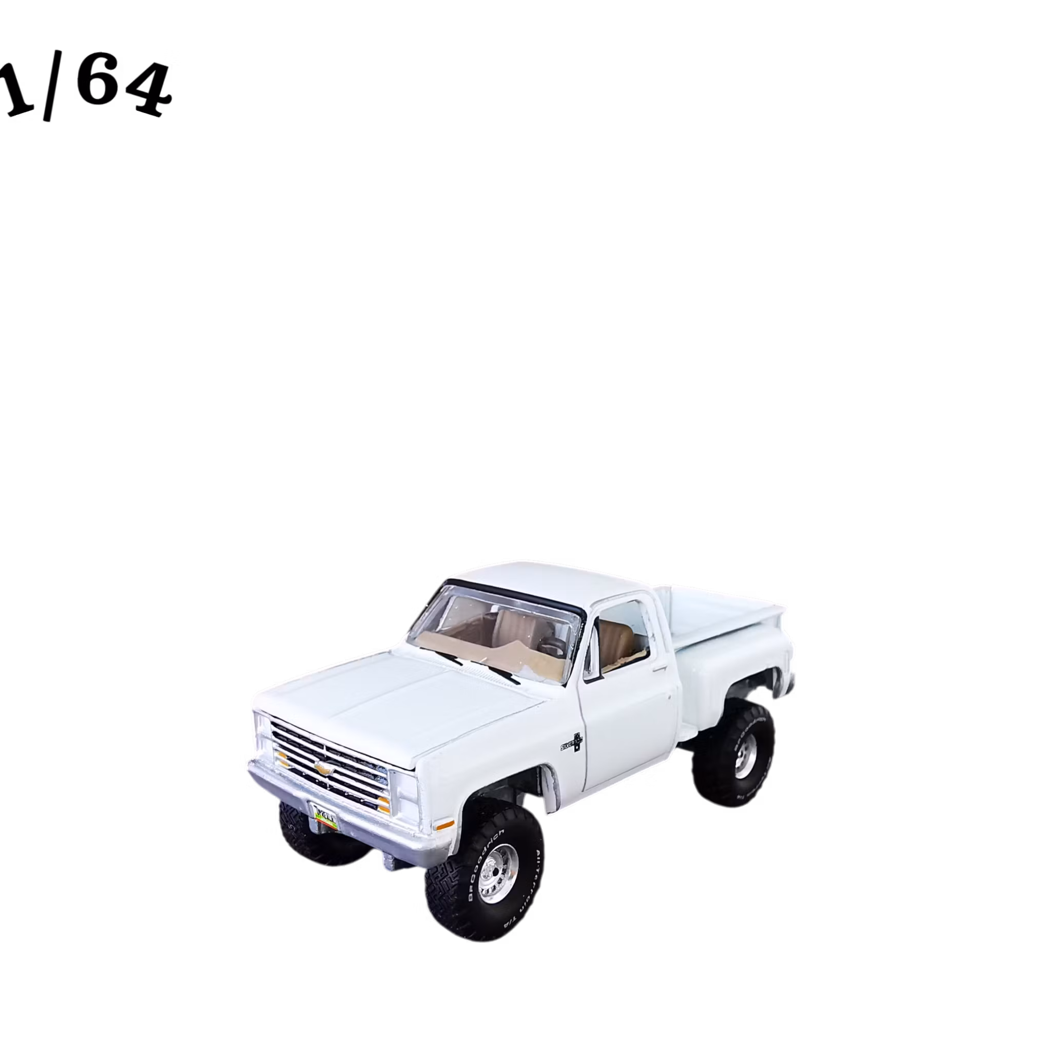 1986 Chevrolet Silverado K10 Stepside Vit Autoworld