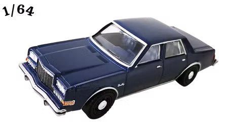 1986 Plymouth Gran Fury Indigoblå