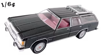 1986 Ford LTD Crown Victoria Wagon Svart Greenlight