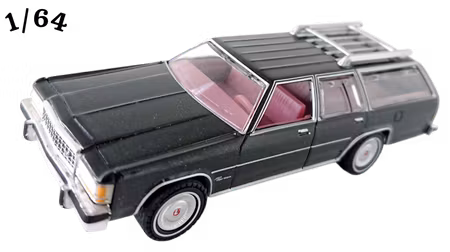1986 Ford LTD Crown Victoria Wagon Svart Greenlight