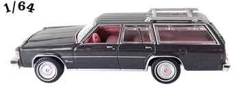 1986 Ford LTD Crown Victoria Wagon Svart Greenlight