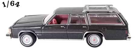 1986 Ford LTD Crown Victoria Wagon Svart Greenlight
