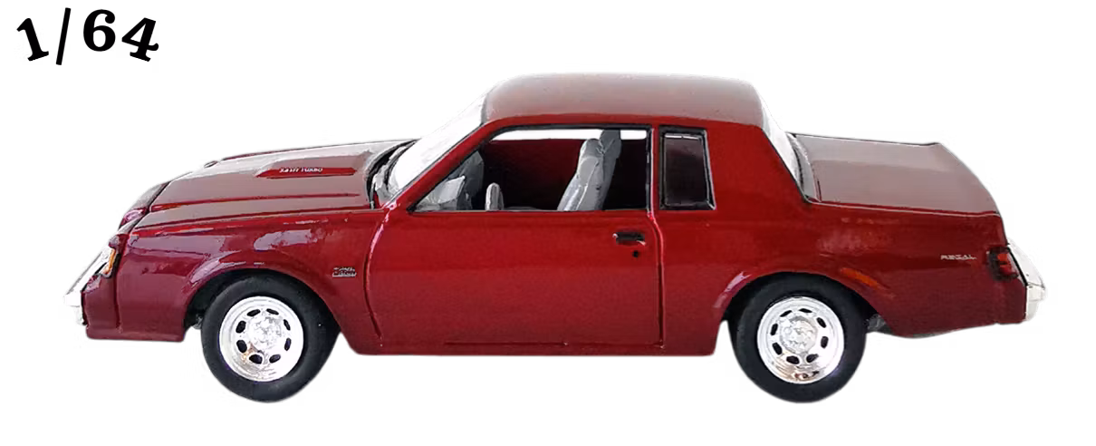 1986 Buick Regal T-Type Vinröd Johnny Lightning