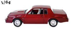 1986 Buick Regal T-Type Vinröd Johnny Lightning