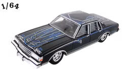 1987 Chevrolet Caprice Svart California Lowriders Greenlight