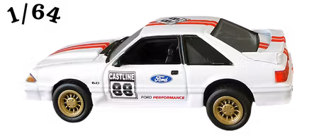 1988 Ford Mustang GT Vit M2 Machines