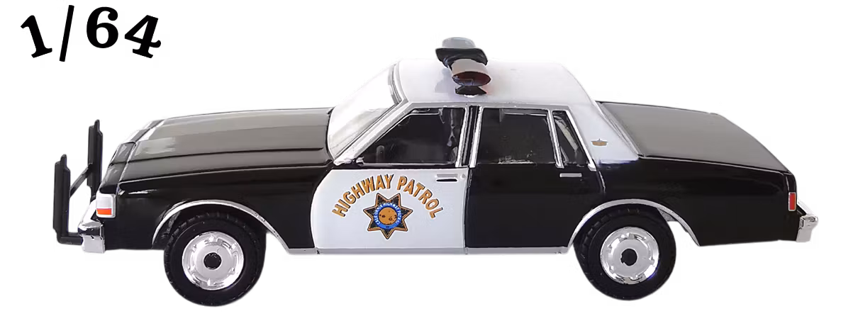 1989 Chevrolet Caprice Svart ''California Highway Patrol'' Greenlight