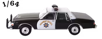 1989 Chevrolet Caprice Svart ''California Highway Patrol'' Greenlight