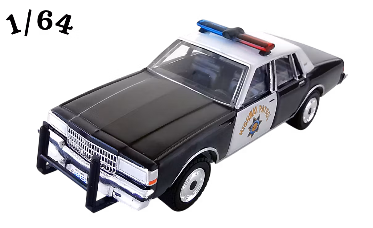 1989 Chevrolet Caprice Svart ''California Highway Patrol'' Greenlight