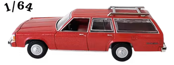 1989 Ford LTD Crown Victoria Wagon Raspberry Red Greenlight