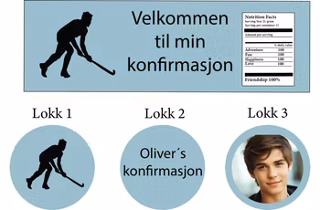 Pringles etikett med bandy