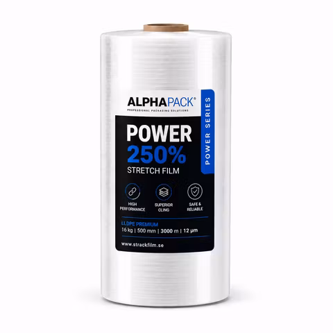 Konekiristekalvo POWER läpinäkyvä – 12 my