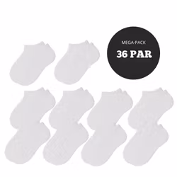 Strumpor Mega-Pack (36 Par Strumpor) - Korta