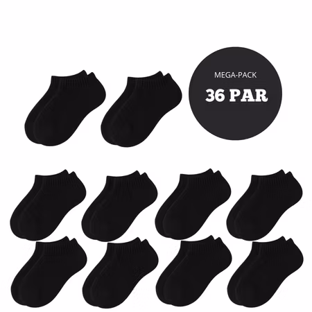 Strumpor Mega-Pack (36 Par Strumpor) - Korta