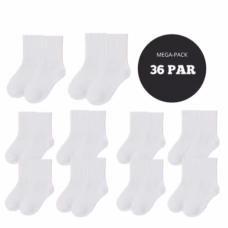 Strumpor Mega-Pack (36 Par Strumpor) - Långa