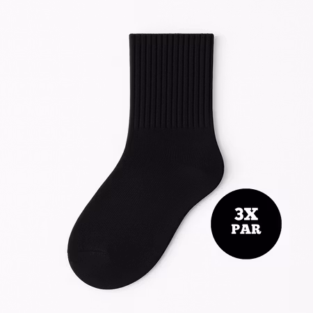 3-Pack Långa Strumpor (Svart)