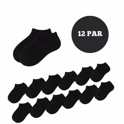 12 Par Svarta Kortstrumpor