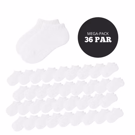 Strumpor Mega-Pack (36 Par Strumpor) - Korta