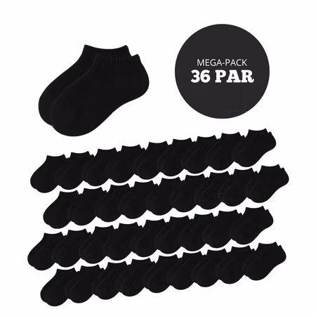 Strumpor Mega-Pack (36 Par Strumpor) - Korta