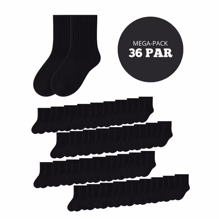 Strumpor Mega-Pack (36 Par Strumpor) - Långa