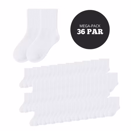 Strumpor Mega-Pack (36 Par Strumpor) - Långa