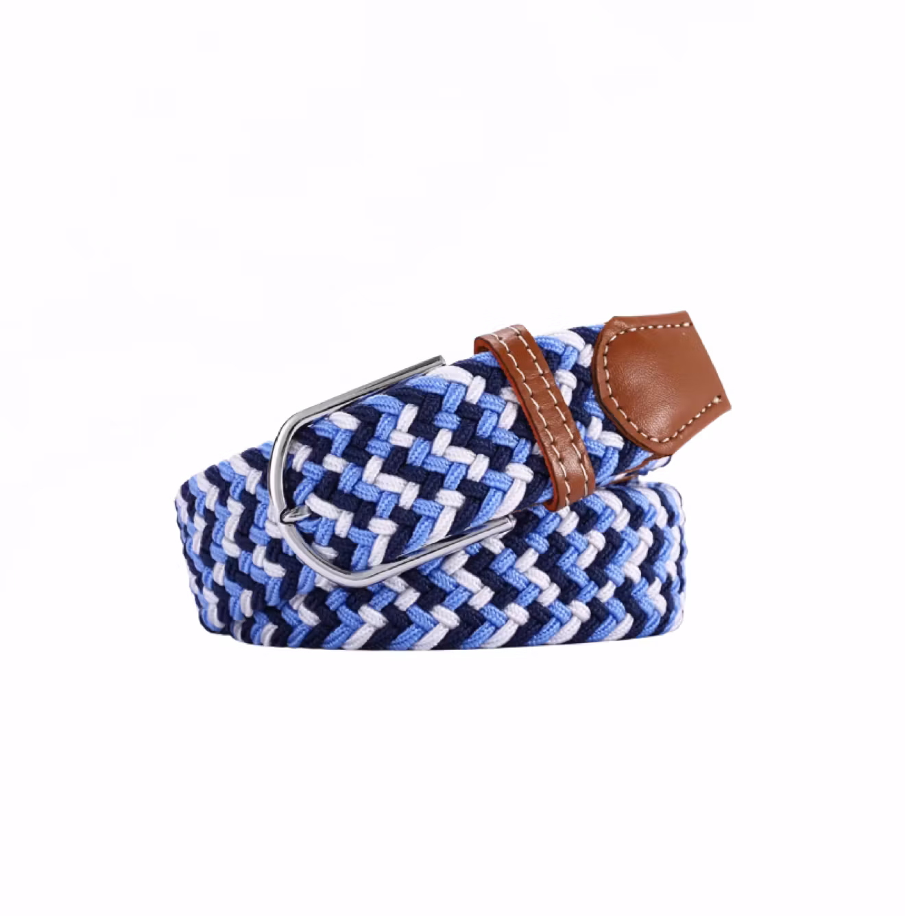 Flätat Bälte ”Wavy Blue”