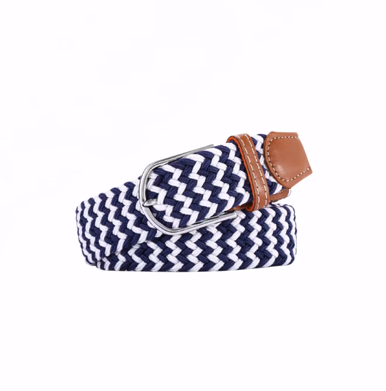 Flätat Bälte ”Navy Blue”