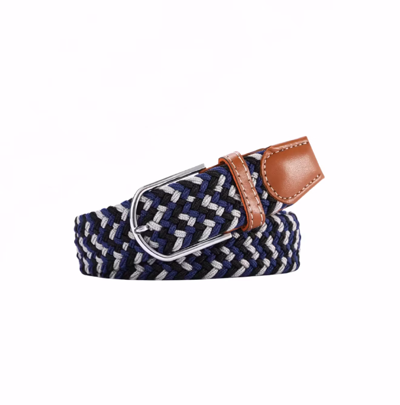 Flätat Bälte ”Navy Stones”