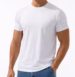 Sofisticato Premium Slim Fit T-Shirt Vit