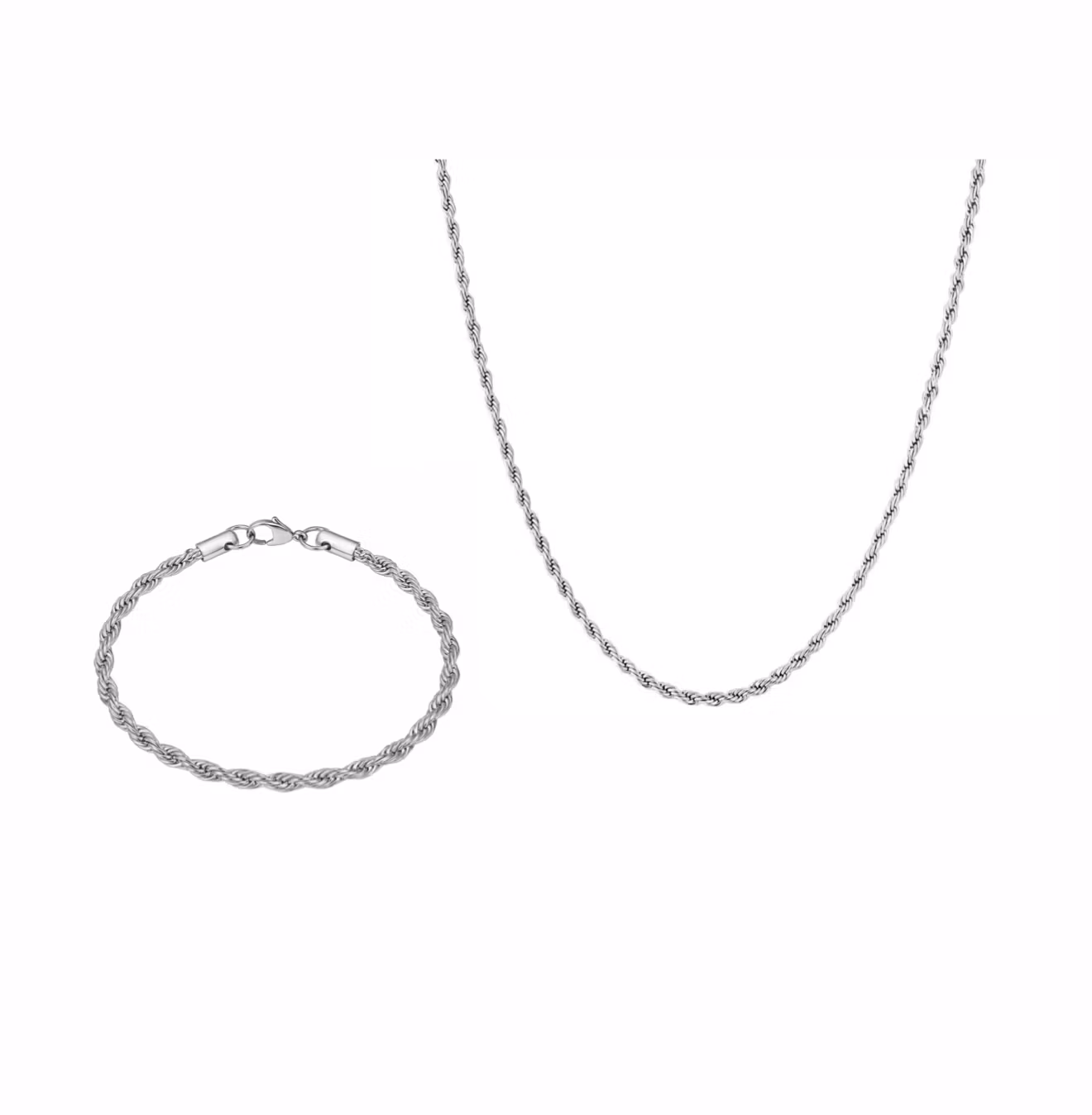 Stainless Steel Bundle (Halsband & Armband)